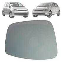Lente + Base Vidro Retrovisor Gol Fox 2010 Até 2014