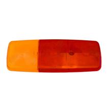 Lente Bicolor Lanterna Gf163 Traseira Com Vigia Compativel MB Serve LD LE Acrilico Lente Bicolor Lanterna Gf163 Traseira Com Vigia Compativel MB Serve LD LE Acrilico