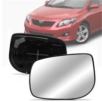 Lente C/Base Do Retrovisor Corolla 2009 A 2014 Lado Esquerdo