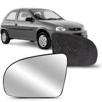 Lente C/Base Do Retrovisor Corsa 1994 A 2010 Lado Esquerdo Modelo Antigo