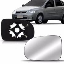 Lente C/Base Do Retrovisor Corsa Montana 2002 A 2012 Lado Esquerdo
