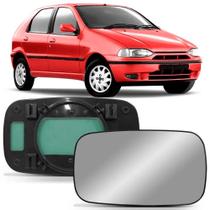 Lente C/Base Do Retrovisor Palio 1996 A 2000 Uno Fire 2000 A 2003 Lado Direito