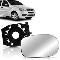 Lente C/Base Do Retrovisor Palio Strada Siena 2000 A 2007 Lado Direito Lente C/Base Do Retrovisor Palio Strada Siena 2000 A 2007 Lado Direito