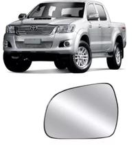 Lente C/ Base Retrovisor Hilux Sw4 2005 A 2015 Lado Esquerdo