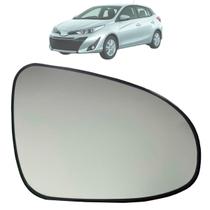 Lente C/ Base Retrovisor Toyota Yaris 2018 até 2022 Original