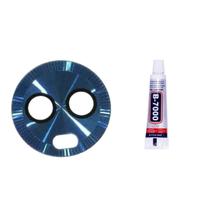 Lente Camera Vidro Para Moto G6 Plus Azul + Cola 3ml Lente Camera Vidro Para Moto G6 Plus Azul + Cola 3ml