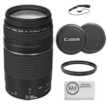 Lente Canon EF 75-300mm f/4-5.6 III + Filtro UV 58mm