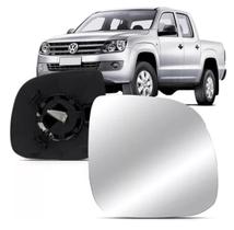 Lente Com Base Espelho Retrovisor Amarok 2010 2015 Esquerdo