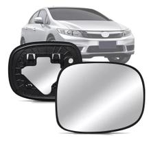 Lente Com Base Espelho Retrovisor Civic 2012 A 2016 Direito
