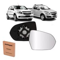 Lente Com Base Retrovisor Agile 09 A 14 / Montana 11 A 21 - Lado Esquerdo (Motorista) Lente Com Base Retrovisor Agile 09 A 14 / Montana 11 A 21 - Lado Esquerdo (Motorista)