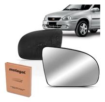 Lente Com Base Retrovisor Corsa 94 A 16 / Classic 00 A 13 - Lado Direito (Passageiro) Lente Com Base Retrovisor Corsa 94 A 16 / Classic 00 A 13 - Lado Direito (Passageiro)