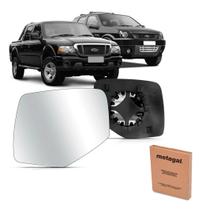 Lente Com Base Retrovisor Ecosport 03 A 11 / Ranger 05 A 09 - Lado Esquerdo (Motorista)