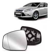 Lente Com Base Retrovisor Focus 09 A 13 - Lado Direito (Passageiro)