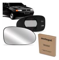 Lente Com Base Retrovisor Gol 95 A 99 - Lado Esquerdo (Motorista) Original