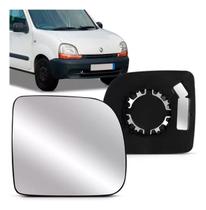 Lente Com Base Retrovisor Kangoo 98 A 07 - Lado Esquerdo (Motorista)