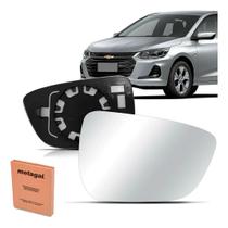 Lente Com Base Retrovisor Onix 20 A 24 - Lado Direito (Passageiro) Original