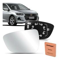 Lente Com Base Retrovisor Onix 20 A 24 - Lado Esquerdo (Motorista) Original