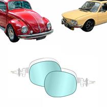 Lente Convexo Espelho Do Retrovisor Fusca Raquete Azul Lente Convexo Espelho Do Retrovisor Fusca Raquete Azul