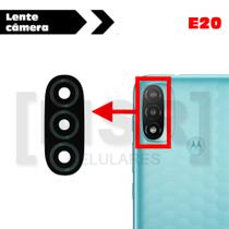 Lente da câmera celular MOTOROLA modelo E20 Lente da câmera celular MOTOROLA modelo E20