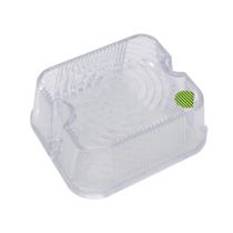 Lente da Lanterna Lateral Quadrada Modelo Mercosul Branco - Pradolux - PL0903.00.22 Lente da Lanterna Lateral Quadrada Modelo Mercosul Branco - Pradolux - PL0903.00.22