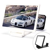 Lente de aumento tela 3d suporte tablet zoom celular