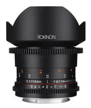 Lente de câmera Rokinon 14mm T3.1 Cine DS para Sony E Lente de câmera Rokinon 14mm T3.1 Cine DS para Sony E