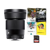 Lente de Câmera Sigma 30mm F1.4 DC DN para Nikon Z com Cartão de 64GB