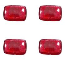 Lente De Pisca Dt 200r Xt 225 Tdm225 Seta Vermelho Kit 4 Pçs Lente De Pisca Dt 200r Xt 225 Tdm225 Seta Vermelho Kit 4 Pçs