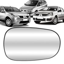 Lente de retrovisor clio/scenic/sandero/logan 96/09 convexo