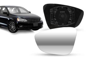 Lente De Retrovisor Com Base Jetta 11-16 Lado Esquerdo