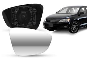 Lente de retrovisor com base jetta 11-16 ldo direito