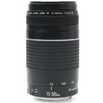 Lente de zoom telefoto Canon EF 75-300mm f/4-5.6 III preta