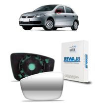 Lente do retrovisor com base vw gol gv 08/10 lado esquerdo