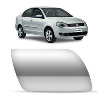 Lente do retrovisor com base vw polo 02/09 lado esquerdo
