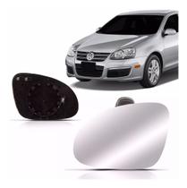 Lente do Retrovisor Jetta 2007 2008 2009 2010 Com Base