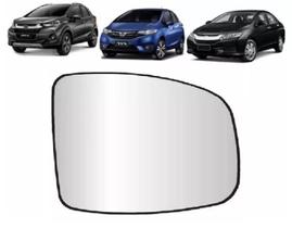 Lente Do Retrovisor New City - New Fit - Wrv Lado Esquerdo