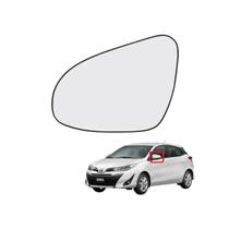 Lente do Retrovisor Subconjunto Lado Esquerdo Yaris 2018 a 2021