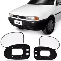 Lente Espelho C/ Base Retrovisor Gol Parati Bola 95 96 98 99