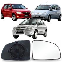 Lente Espelho Retrovisor Celta Meriva 2007 Prisma 2008 até 2012 Lado Direito Removel SB022