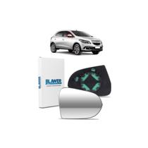 Lente Espelho Retrovisor Com Base Espelhado Direito Onix 2013 a 2019 Lente Espelho Retrovisor Com Base Espelhado Direito Onix 2013 a 2019