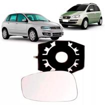 Lente Espelho Retrovisor Com Base Fiat Idea E Stilo