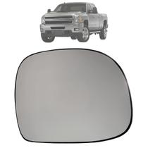 Lente Espelho Retrovisor Com Base S10 Blazer Silverado 1995 Até 2011 Lente Espelho Retrovisor Com Base S10 Blazer Silverado 1995 Até 2011