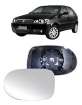 Lente Espelho Retrovisor Com Placa Palio F Esquerdo Motorist