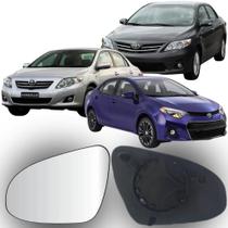 Lente Espelho Retrovisor Corolla 2008 até 2014 Lado Direito Removel SB222