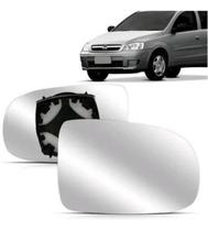 Lente Espelho Retrovisor Corsa Montana 2003 A 2013 Esquerdo