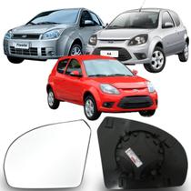 Lente Espelho Retrovisor Fiesta 2003 até 2009 KA 2008 até 2014 Lado Esquerdo Removel SB105