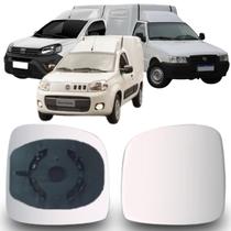 Lente Espelho Retrovisor Fiorino 2012 até 2014 Lado Direito Removel SB054