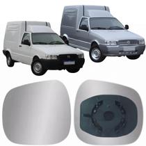 Lente Espelho Retrovisor Fiorino 2012 até 2014 Lado Esquerdo Removel SB053