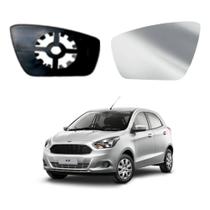Lente Espelho Retrovisor Ford Ka 2014 á 2018 com Base LE Lente Espelho Retrovisor Ford Ka 2014 á 2018 com Base LE