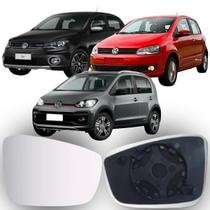 Lente Espelho Retrovisor Fox 2010 até 2021 Gol UP 2012 até 2023 Lado Esquerdo Removel SB131